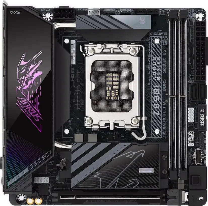 Montaje Placas Base Gigabyte Z890I AORUS ULTRA Gaming PC Aoslos Montaje Placa Base Gigabyte Z890I AORUS ULTRA Gaming PC Aoslos